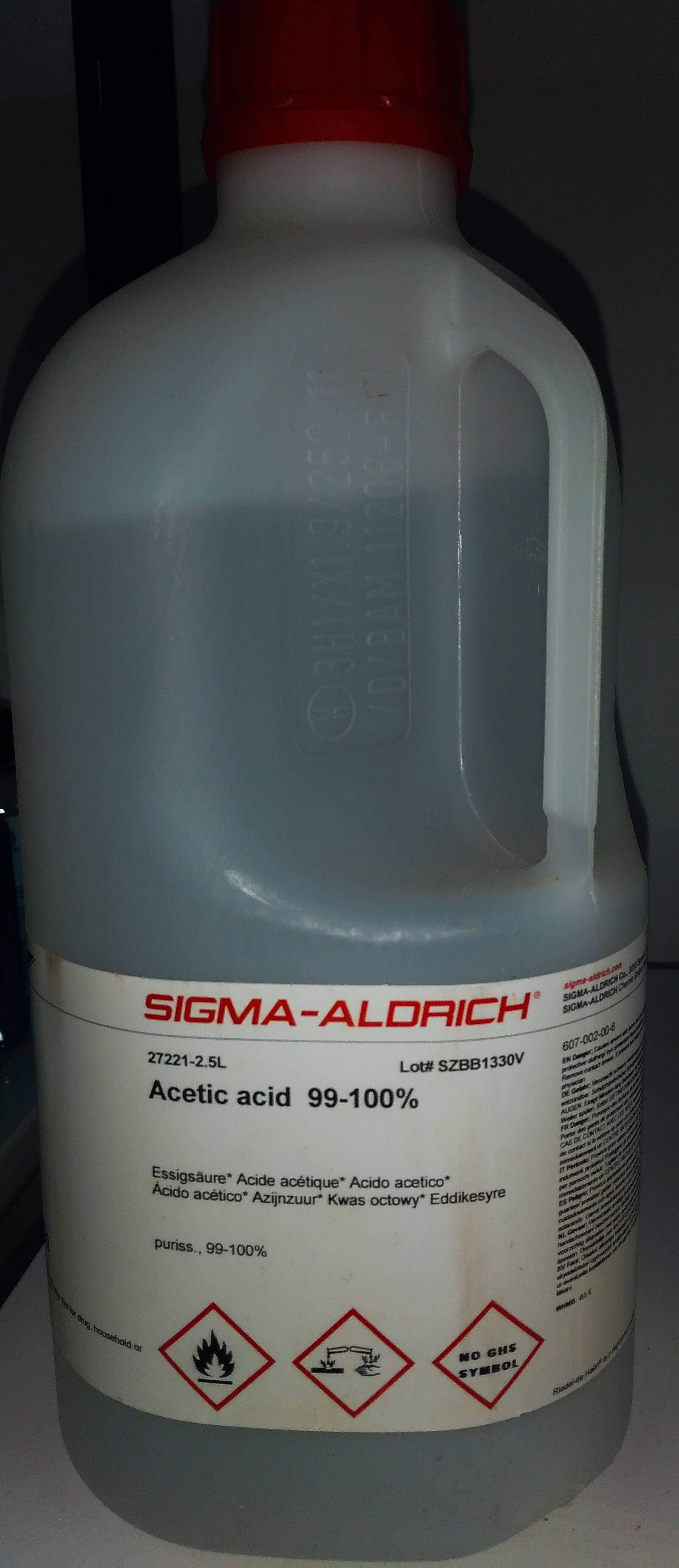 Acide acétique 99-100% F/2.5L